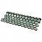 Hudson 1" Hex Mint Green 11-7/8" x 13-1/4" Porcelain Mosaic Tile - Case of 10 Pieces - 11.2 Square Feet Per Case