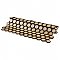 Hudson 1" Hex Caffe 11-7/8" x 13-1/4" Porcelain Mosaic Tile -10 Tiles Per Case - 11.2 Sq. Ft.