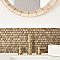 Hudson 1" Hex Caffe 11-7/8" x 13-1/4" Porcelain Mosaic Tile -10 Tiles Per Case - 11.2 Sq. Ft.