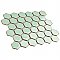 Hudson Due 2" Hex Light Green 10-7/8" x 12-5/8" Porcelain Mosaic Tile -10 Sheets Per Case -9.7 Sq. Ft.