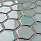 Hudson Due 2" Hex Mint Green 10-7/8" x 12-5/8" Porcelain Mosaic Tile -10 Sheets Per Case -9.7 Sq. Ft.