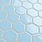 Hudson Due 2" Hex Cashmere Blue 10-7/8" x 12-5/8" Porcelain Mosaic Tile -10 Sheets Per Case -9.7 Sq. Ft.