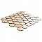 Hudson Due 2" Hex Caffe 10-7/8" x 12-5/8" Porcelain Mosaic Tile -10 Sheets Per Case -9.7 Sq. Ft.