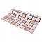 Crystalline Straight Edge Square Pink 12" x 12" Porcelain Mosaic Tile -10 Sheets Per Case -30.6 Sq. Ft.