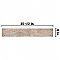 Bois Beige 6" x 35-1/2"Porcelain Floor/Wall Tile - 8 Tiles Per Case - 12.16 Sq. Ft.