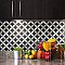 Twenties Petal Mini 4"  x 4" Ceramic Tile - Per Case of 81 - 9.72 Square Feet