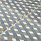 Bohemia Grid 7-3/4" x7-3/4"7-3/4" x 7-3/4" Ceramic Tile - Blue, Gray, Orange - Per Case of 25 - 10.50 Square Feet Per Case