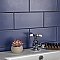 Projectos Royal Blue 3-7/8"x 7-3/4" Ceramic Tile - Per Case of 50 Pieces - 11 Sq. Ft.