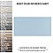 Projectos Sky Blue 3-7/8"x 7-3/4" Ceramic Tile - Per Case of 50 Pieces - 11 Sq. Ft.