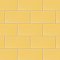 Projectos Sunflower Yellow 3-7/8"x 7-3/4" Ceramic Tile - Per Case of 50 Pieces - 11 Sq. Ft.