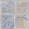 Antigua Deco Beige 13" x 13" Porcelain Floor & Wall Tile - Sold Per Case of 9 - 10.8 Sq. Ft.