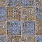 Antigua Deco Terra 13" x 13" Porcelain Floor & Wall Tile - Sold Per Case of 9 - 10.8 Sq. Ft.