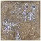 Antigua Deco Terra 13" x 13" Porcelain Floor & Wall Tile - Sold Per Case of 9 - 10.8 Sq. Ft.