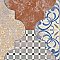 Riga Patchwork 21-3/4" x 23-1/2" Ceramic Floor & Wall Tile - 7 Tiles Per Case - 13.44 Sq. Ft.