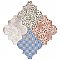 Riga Patchwork 21-3/4" x 23-1/2" Ceramic Floor & Wall Tile - 7 Tiles Per Case - 13.44 Sq. Ft.
