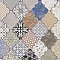 Riga Patchwork 21-3/4" x 23-1/2" Ceramic Floor & Wall Tile - 7 Tiles Per Case - 13.44 Sq. Ft.