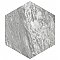 BioTech Bardiglio Hex 11" x 13" Porcelain Floor & Wall Tile - Per Case of 14 - 10.64 Sq. Ft.