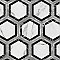 BioTech Bardiglio Hex Agra 11" x 13" Porcelain Floor & Wall Tile - Per Case of 14 - 10.64 Sq. Ft.