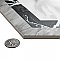 BioTech Bardiglio Hex Agra 11" x 13" Porcelain Floor & Wall Tile - Per Case of 14 - 10.64 Sq. Ft.