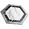 BioTech Bardiglio Hex Agra 11" x 13" Porcelain Floor & Wall Tile - Per Case of 14 - 10.64 Sq. Ft.