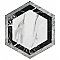 BioTech Bardiglio Hex Agra 11" x 13" Porcelain Floor & Wall Tile - Per Case of 14 - 10.64 Sq. Ft.