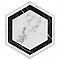 BioTech Venato Hex Deco Dark 11" x 13" Porcelain Floor & Wall Tile - Per Case of 14 - 10.64 Sq. Ft.