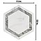 BioTech Venato Hex Deco Grey 11" x 13" Porcelain Floor & Wall Tile - Per Case of 14 - 10.64 Sq. Ft.