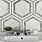 BioTech Venato Hex Deco Grey 11" x 13" Porcelain Floor & Wall Tile - Per Case of 14 - 10.64 Sq. Ft.