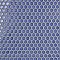 Tribeca 1" Hex Glossy Periwinkle Blue Porcelain Mosaic Tile - Sold Per Case of 10 Sheets - 8.65 Square Feet Per Case