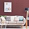Tribeca 1" Hex Glossy Rusty Red Porcelain Mosaic Tile - Sold Per Case of 10 Sheets - 8.65 Square Feet Per Case