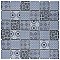 Classico 2" Blue 11-3/4" x 11-3/4" Porcelain Mosaic Tile - 10 Tiles Per Case - 9.8 Sq. Ft.