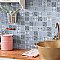 Classico 2" Blue 11-3/4" x 11-3/4" Porcelain Mosaic Tile - 10 Tiles Per Case - 9.8 Sq. Ft.