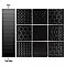 Spirit Black 11-5/8" x 11-5/8" Porcelain Mosaic Tile - 10 Tiles Per Case - 9.6 Sq. Ft.