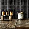 Spirit Black 11-5/8" x 11-5/8" Porcelain Mosaic Tile - 10 Tiles Per Case - 9.6 Sq. Ft.