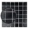 Celadon Graphite  Porcelain Mosaic Tile 11-5/8" x 11-5/8"  - Sold Per Case of 10 - 9.59 Sq Ft Per Case