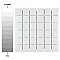 Celadon White Porcelain Mosaic Tile 11-5/8" x 11-5/8"  - Sold Per Case of 10 - 9.59 Sq Ft Per Case