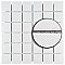 Celadon White Porcelain Mosaic Tile 11-5/8" x 11-5/8"  - Sold Per Case of 10 - 9.59 Sq Ft Per Case