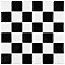 Metro Quad Checkerboard Gl Blk/Wht 11.75" x 11.75"Porcelain Mosaic Tile - Sold Per Case of 10 - 9.8 Square Feet