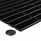 Metro Brick Stacked Glossy Black 11-1/2" x 11-3/4" Porcelain Mosaic Tile - Sold Per Case of 10 - 9.6 Square Feet