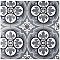 Cemento Queen Mary Storm - 7-7/8" x 7-7/8" Handmade Cement Tile - Per Case of 12 - 5.51 Sq. Ft