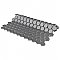 Metro 7/8" Hex Glossy Gray Porcelain Mosaic Tile - Sold Per Case of 10 - 8.56 square feet