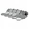 Metro Glossy 2" HexLight Gray Porcelain Mosaic Tile - Sold Per Case of 10 - 8.20 square feet