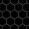 Metro Super 4" Hex Glossy Black 10" x 11-1/2" Porcelain Mosaic - Sold Per Case of 10 - 8.1 Square Feet Per Case