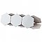 Metro Super 4" Hex Glossy White 10" x 11-1/2" Porcelain Mosaic Tile - Sold Per Case of 10 - 8.2 Sq. Ft.