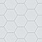Metro Super 4" Hex Glossy White 10" x 11-1/2" Porcelain Mosaic Tile - Sold Per Case of 10 - 8.2 Sq. Ft.