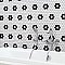 Metro Glossy White Hex with Heavy Flower 10-1/4" x 11-3/4" Porcelain Mosaic Tile - Sold Per Case of 10 - 8.65 Square Feet