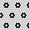 Metro Glossy White Hex with Heavy Flower 10-1/4" x 11-3/4" Porcelain Mosaic Tile - Sold Per Case of 10 - 8.65 Square Feet