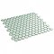 Metro 1" Hex Matte Light Green 10-1/4" x 11-7/8" Porcelain Mosaic Tile - Sold Per Case of 10 - 8.6 Sq. Ft.