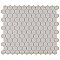 Metro 1" Hex Matte Light Green 10-1/4" x 11-7/8" Porcelain Mosaic Tile - Sold Per Case of 10 - 8.6 Sq. Ft.