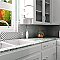 Metro 1" Square Matte White 10-3/4" x 11-3/4" Porcelain Mosaic Tile - Sold Per Case of 10 - 9 Square Feet